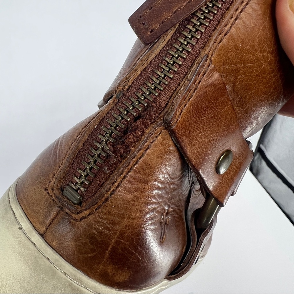 Frye Tan Leather booties - please read - Picture 9 of 15